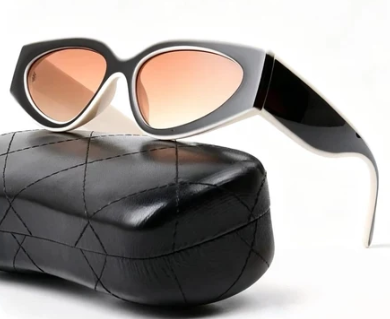 Cat eye sunglasses with personalized UV protection E1007