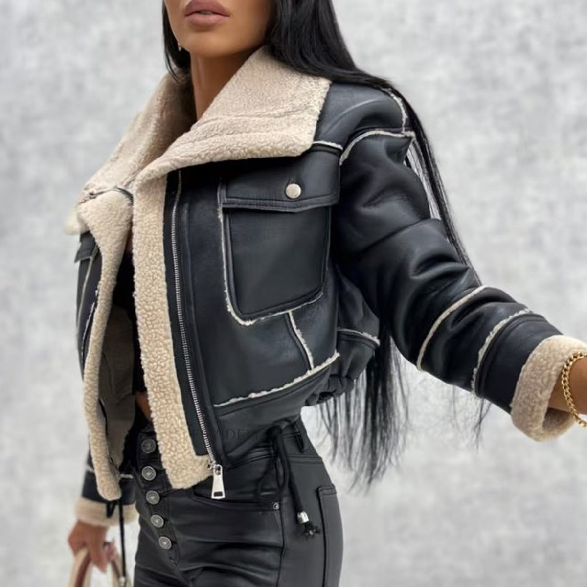 Short zipper jacket  E224