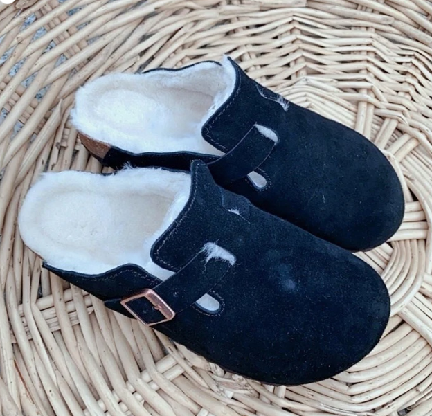 Plucked retro cotton slippers with half toe support   E589