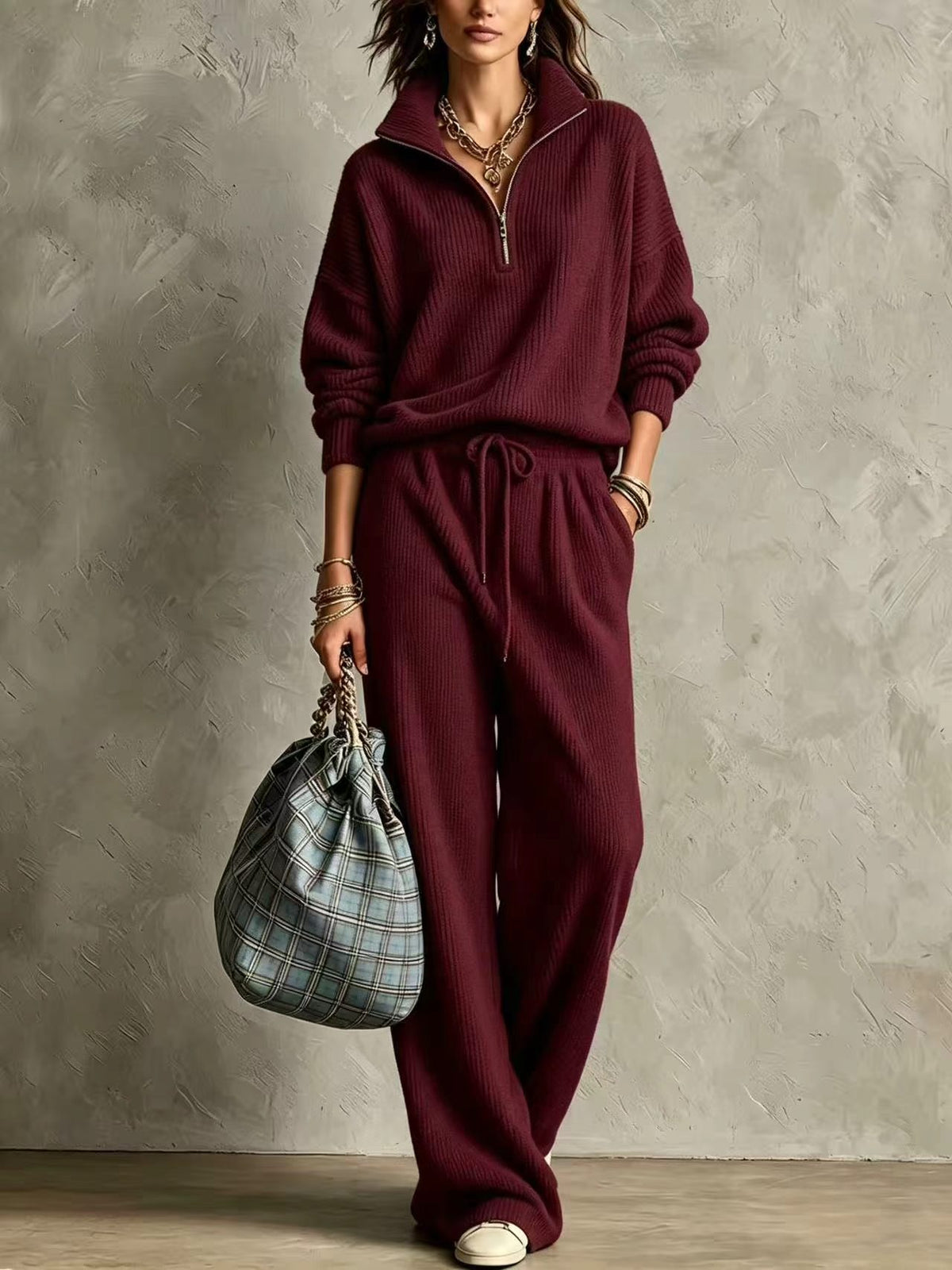 Hot sports and leisure straight leg pants set  E1471