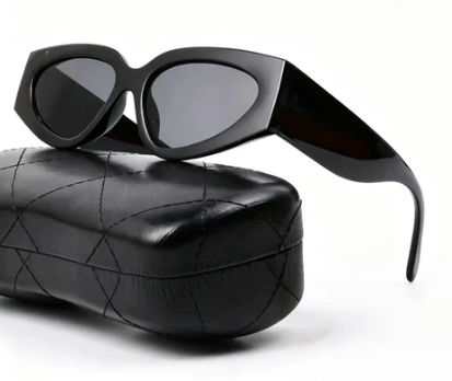 Cat eye sunglasses with personalized UV protection E1007