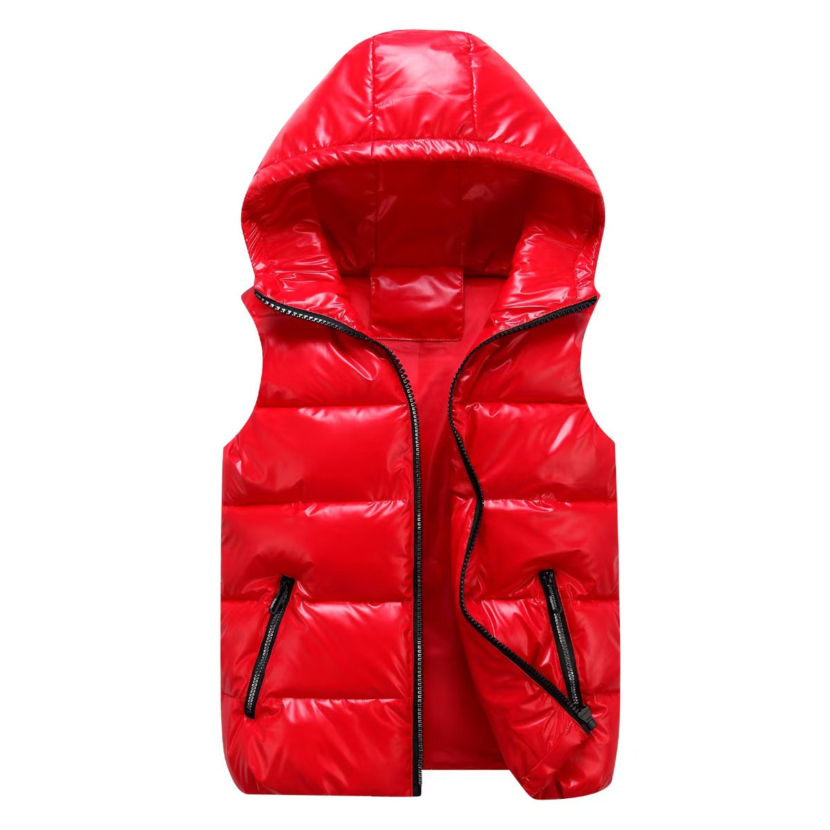 Shining vest hooded casual fashion  E738