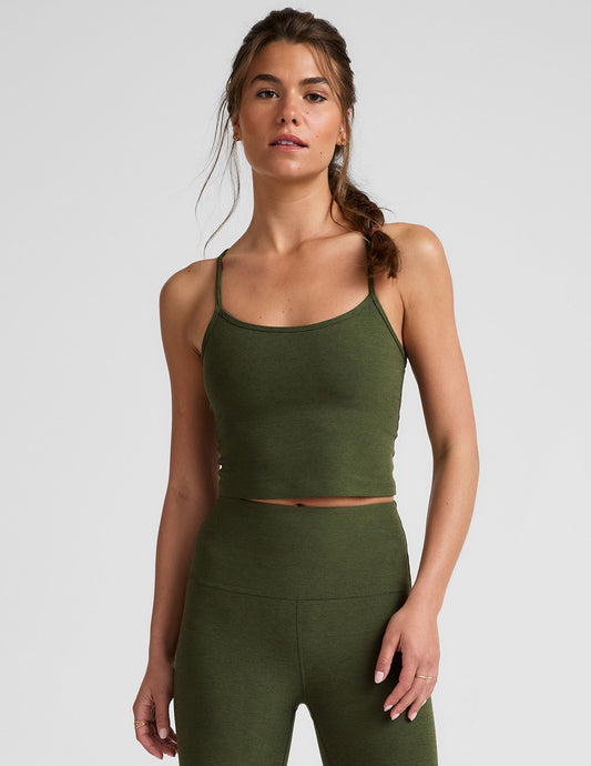 Spacedye™ Slim Racerback Cropped Tank