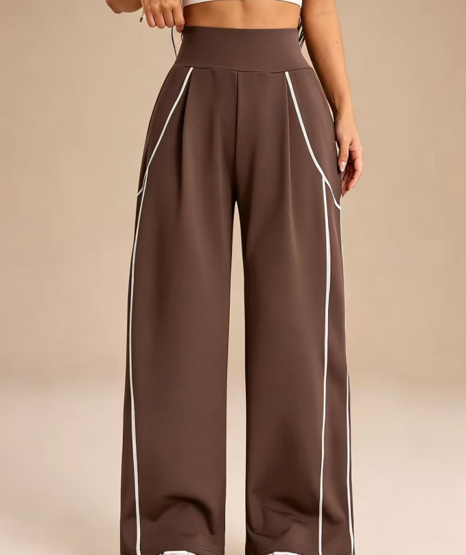 Wide leg loose casual sports pants  E1465