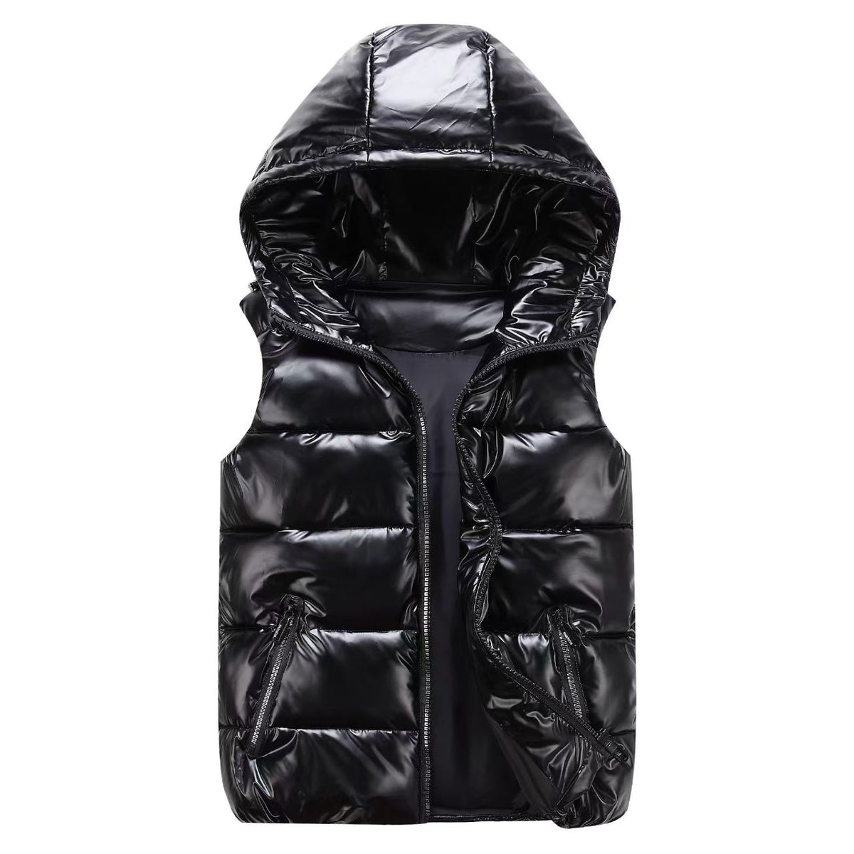 Shining vest hooded casual fashion  E738