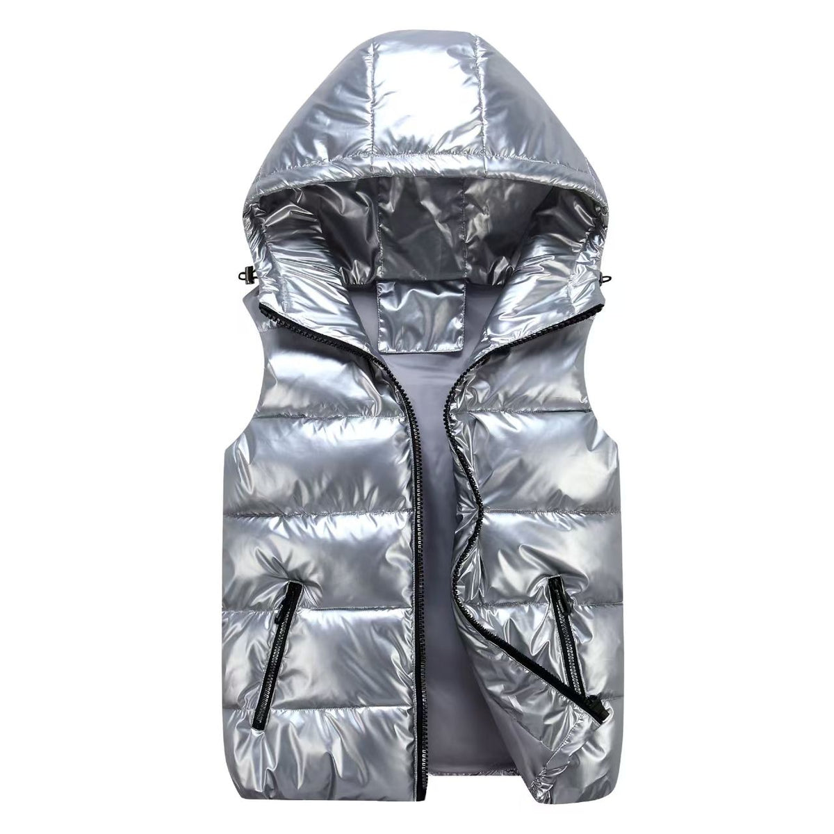 Shining vest hooded casual fashion  E738