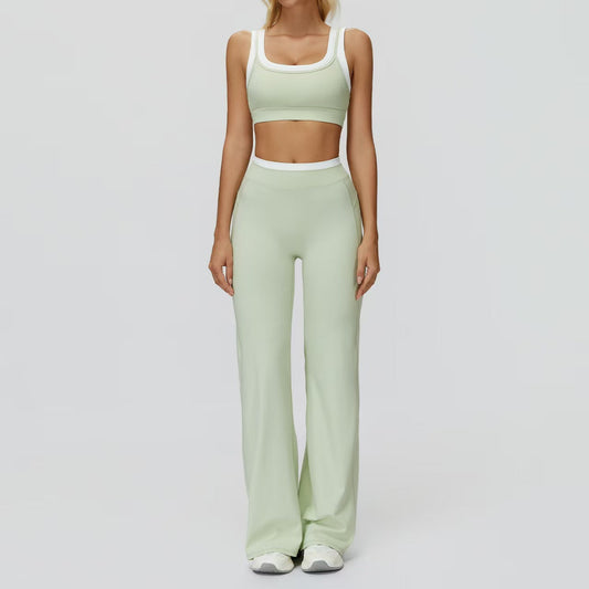 High waisted outdoor leisure versatile fitness suit E917