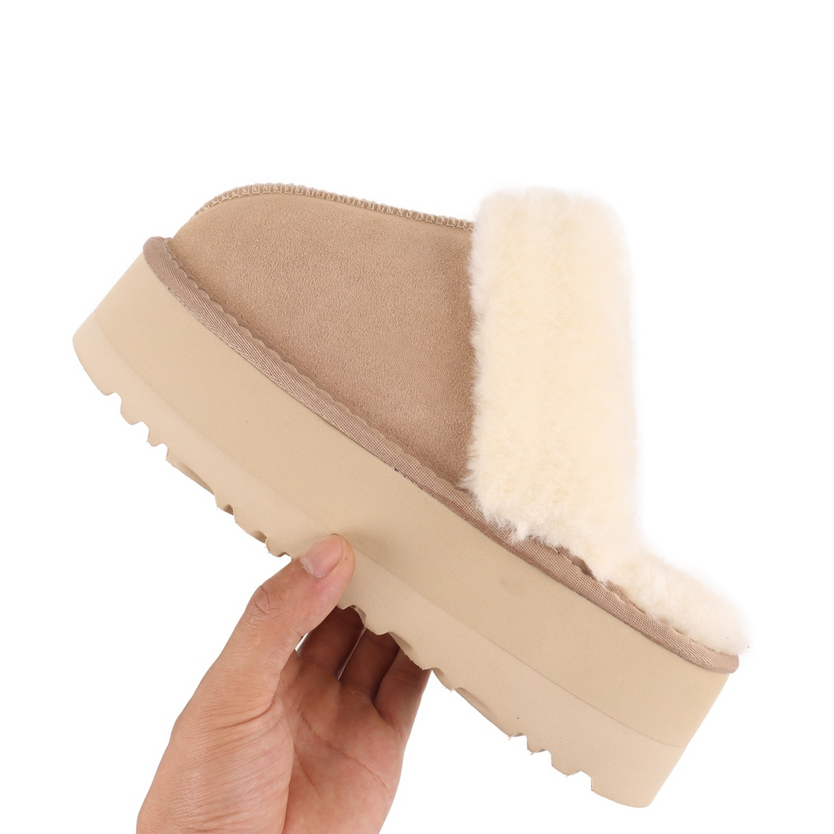 Thick soled fashionable best-selling cotton shoes  E106