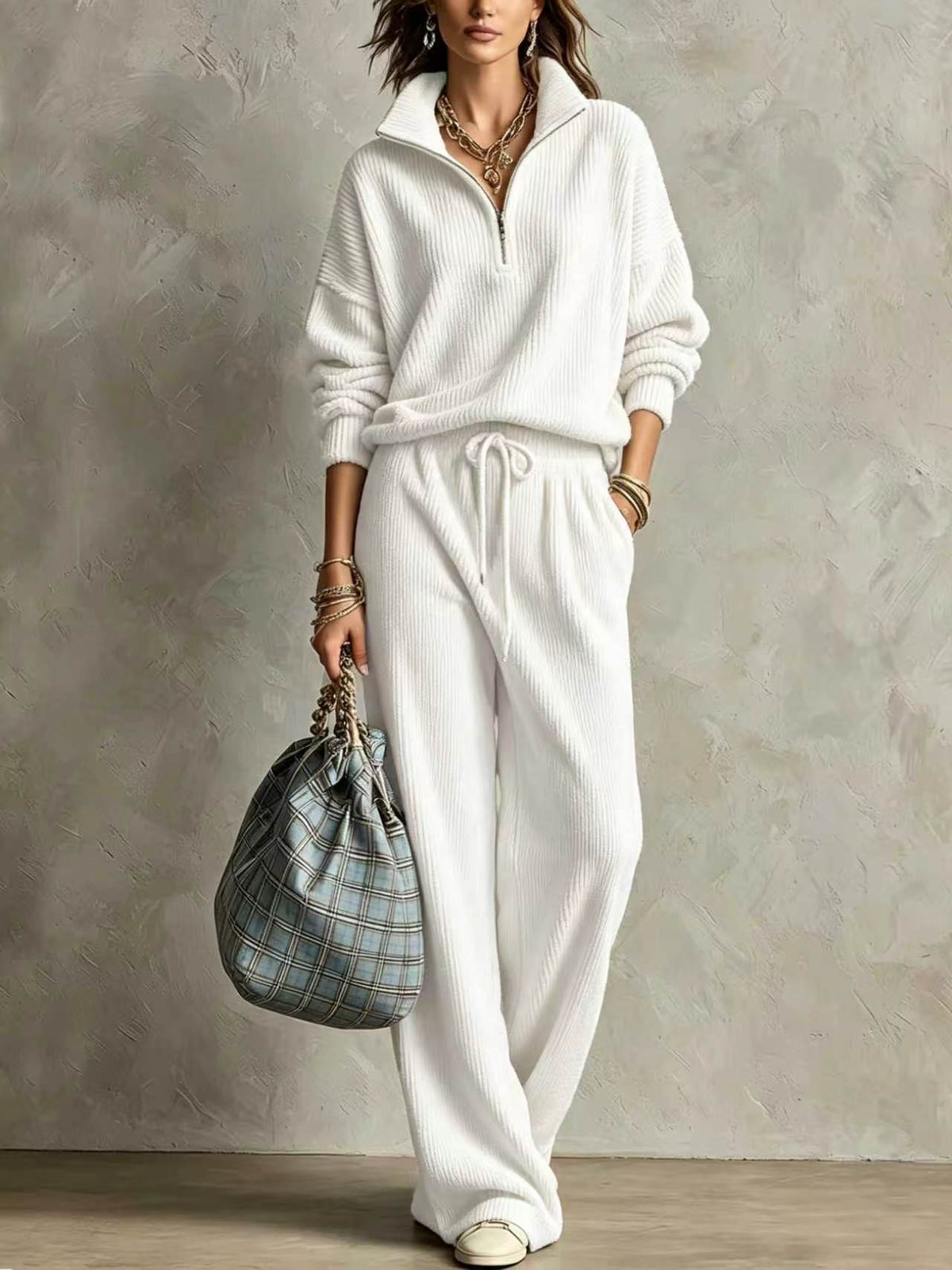 Hot sports and leisure straight leg pants set  E1471