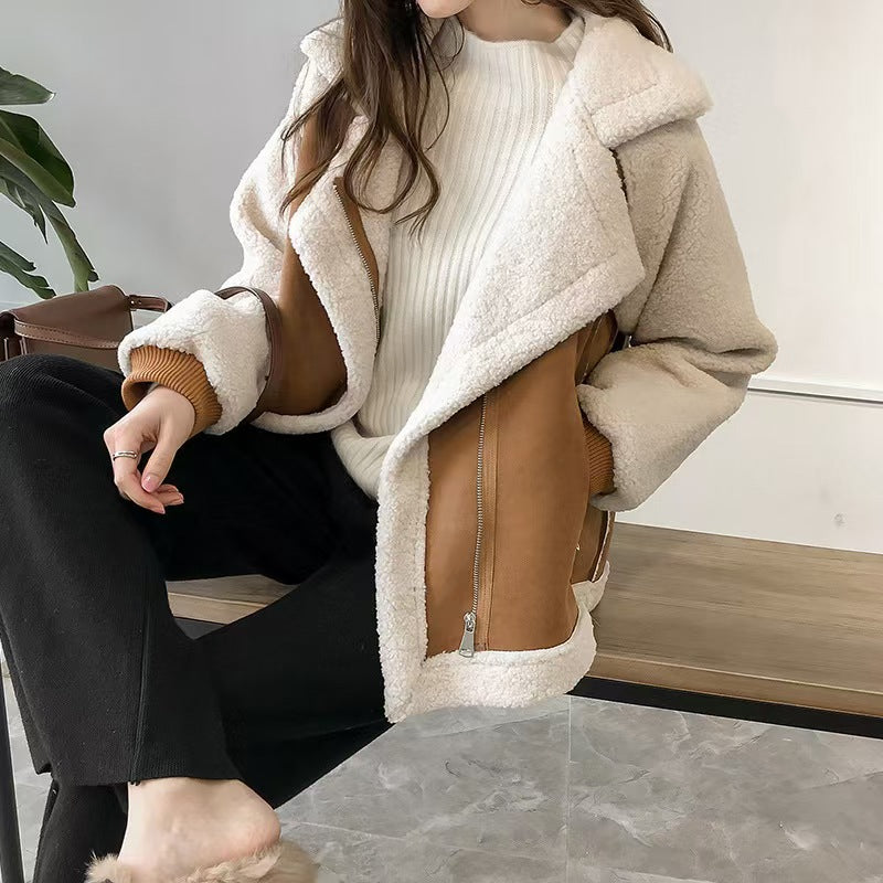 Popular warm and loose versatile top    E364