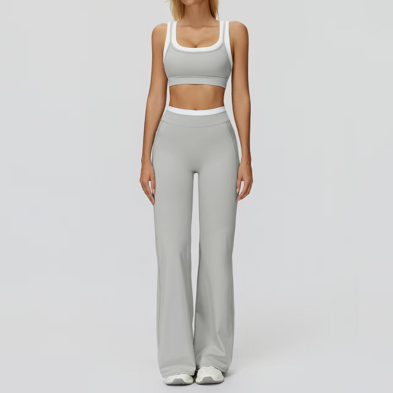 High waisted outdoor leisure versatile fitness suit E917