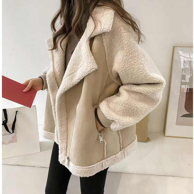Popular warm and loose versatile top    E364