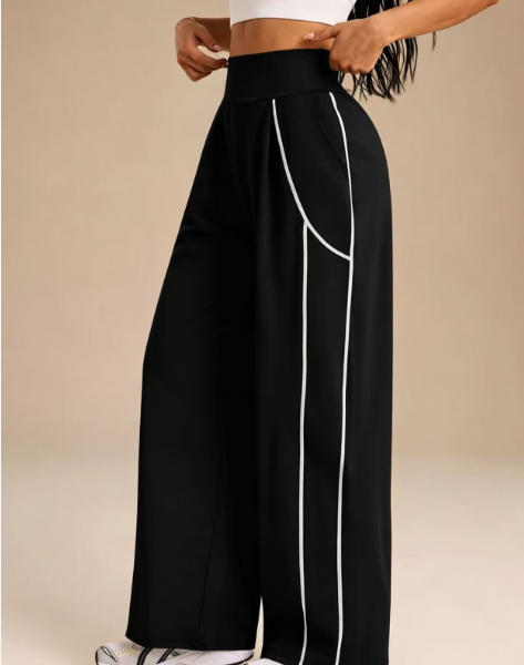 Wide leg loose casual sports pants  E1465