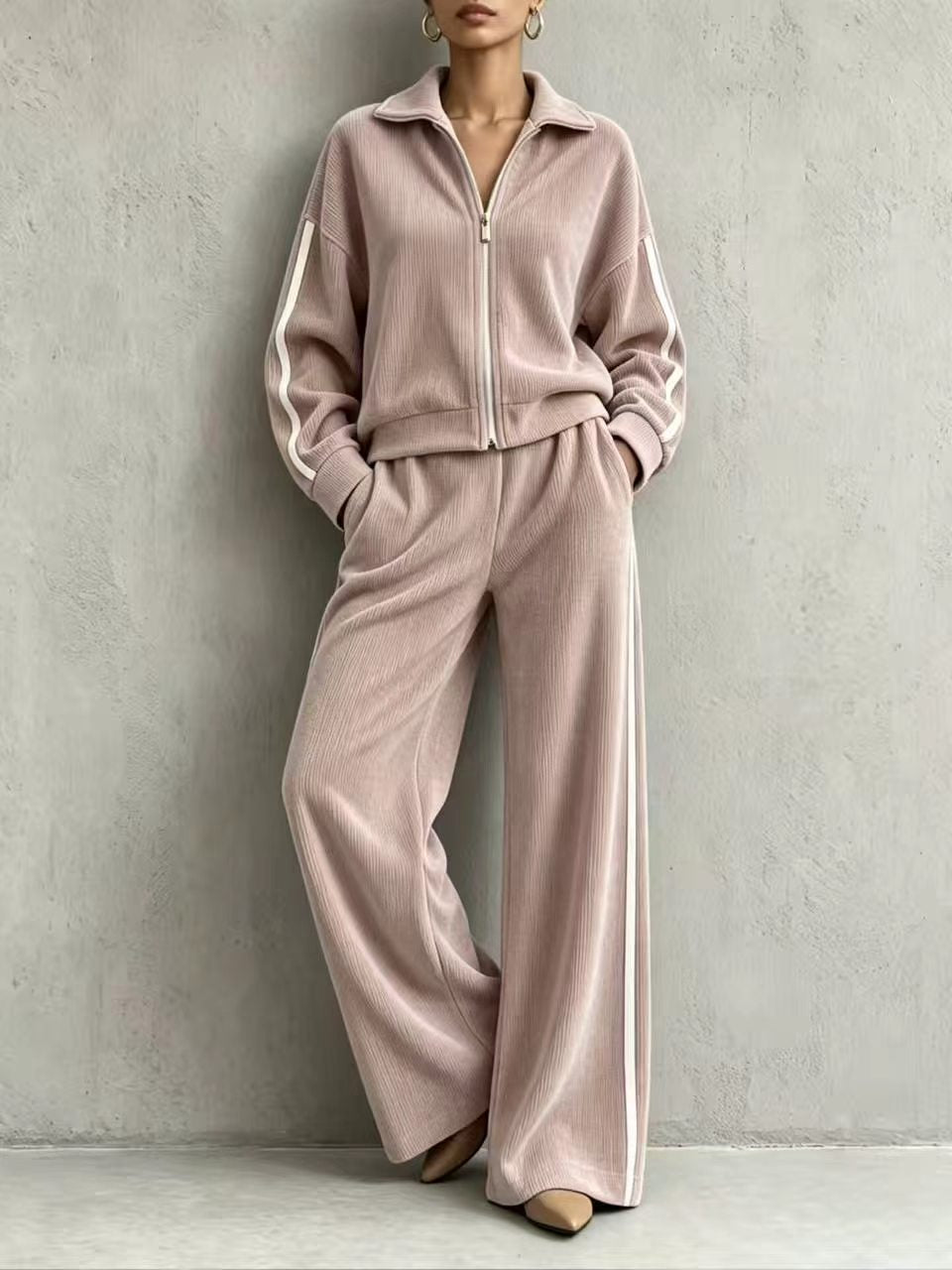 Long sleeved Coat  casual loose suit E1472