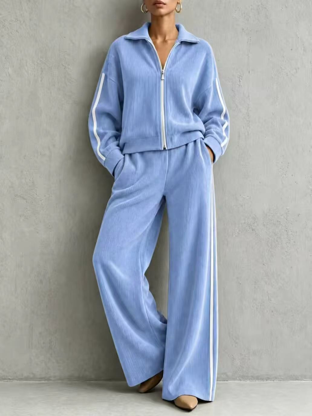 Long sleeved Coat  casual loose suit E1472