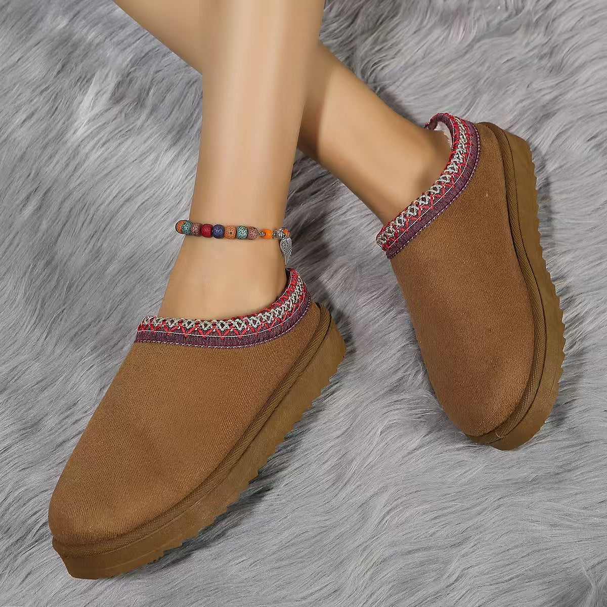 Classic Thick Half Top Shoes   E112