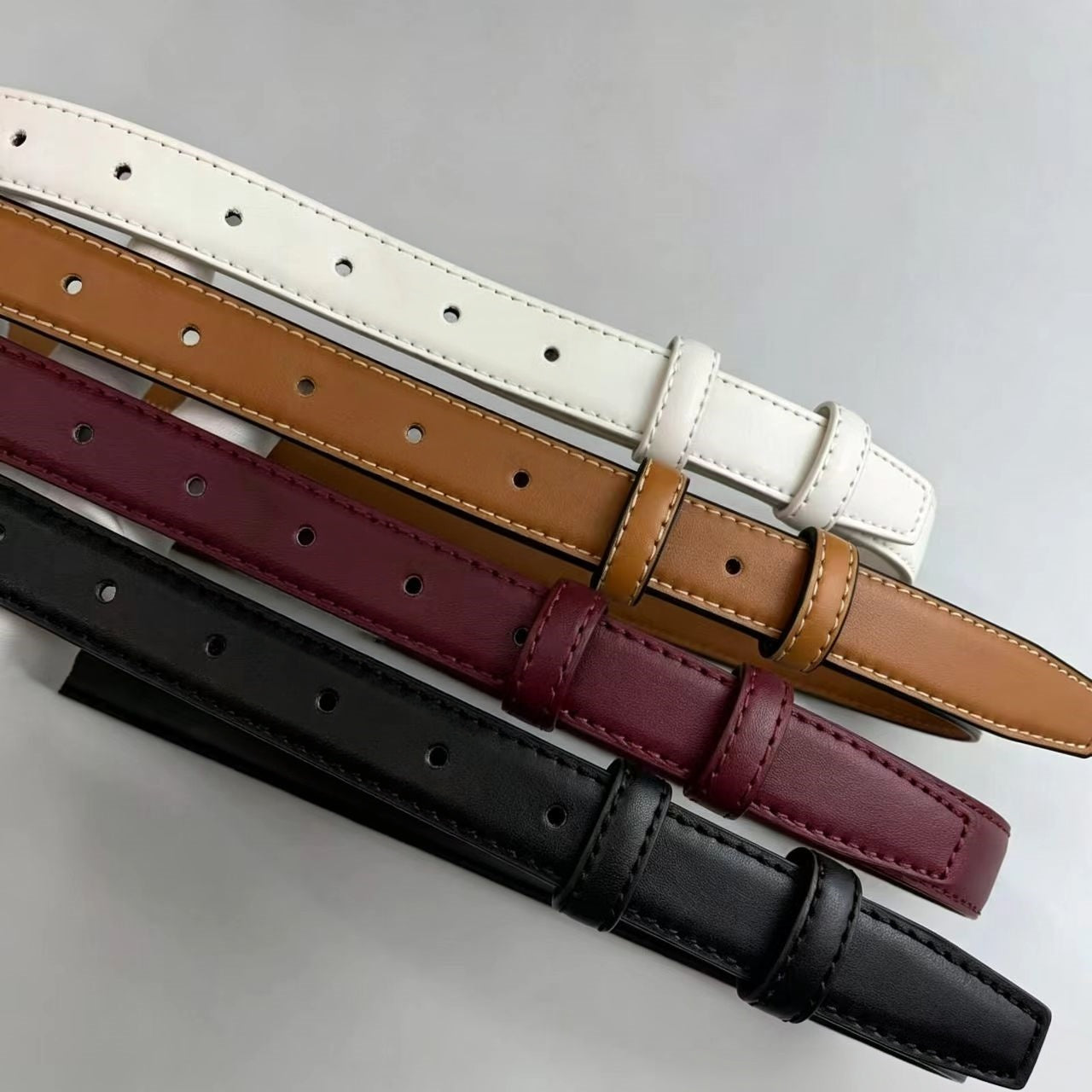 Versatile and minimalist waist belt  E1376   Belt width:2.5cm