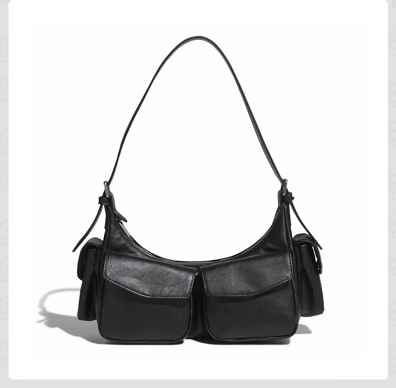 Single shoulder diagonal cross armpit bag  E1411