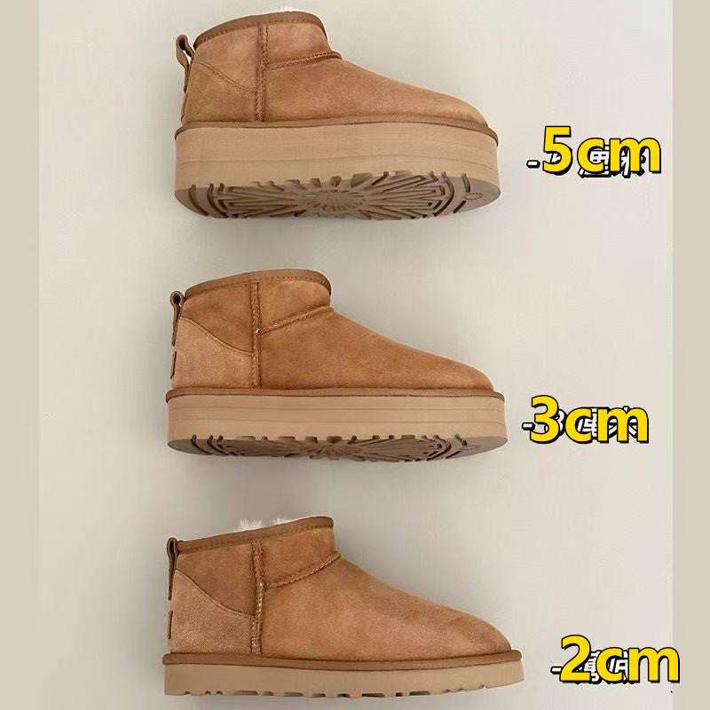 Popular outdoor thick soled suede shoes   E420