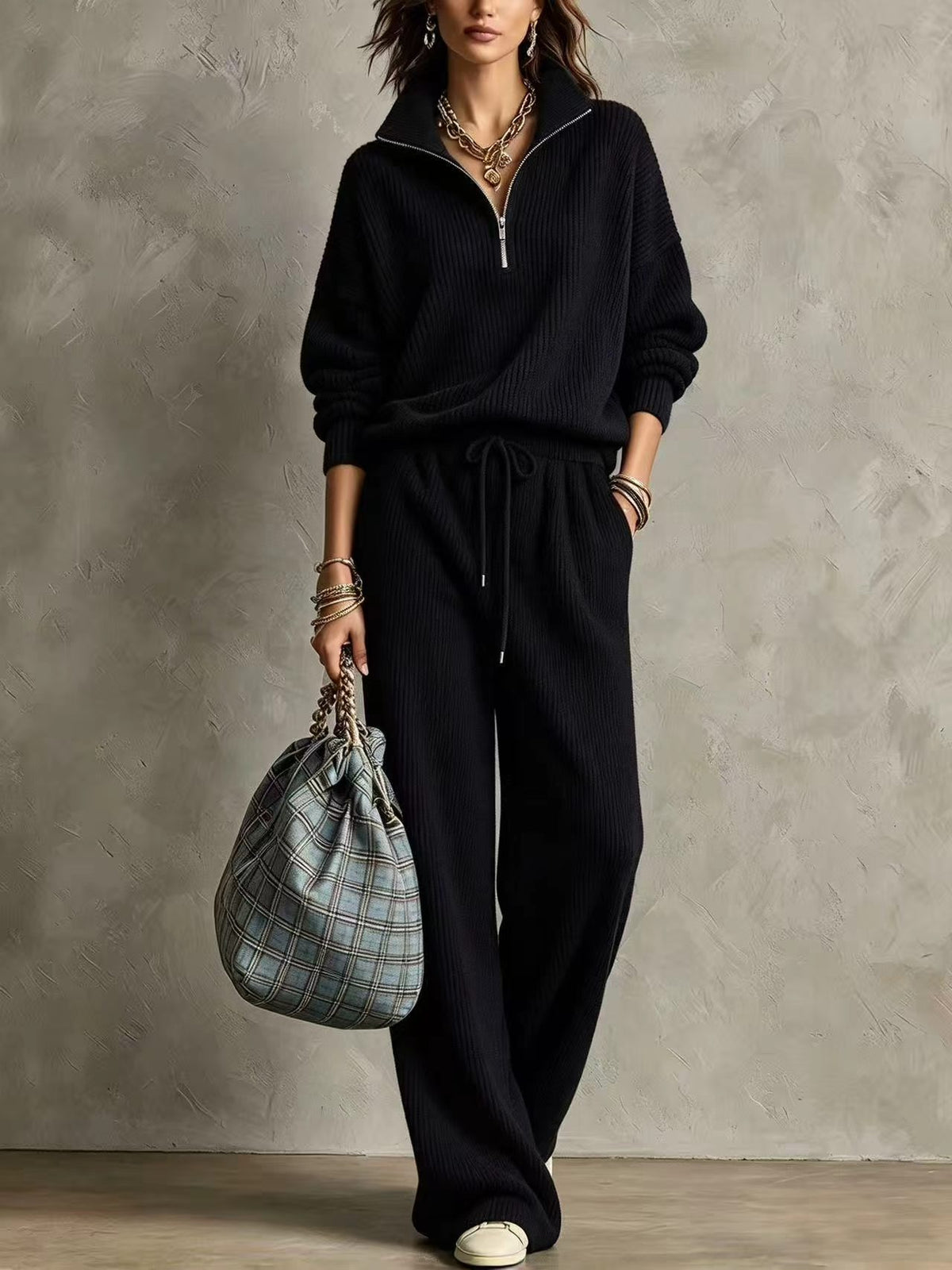Hot sports and leisure straight leg pants set  E1471