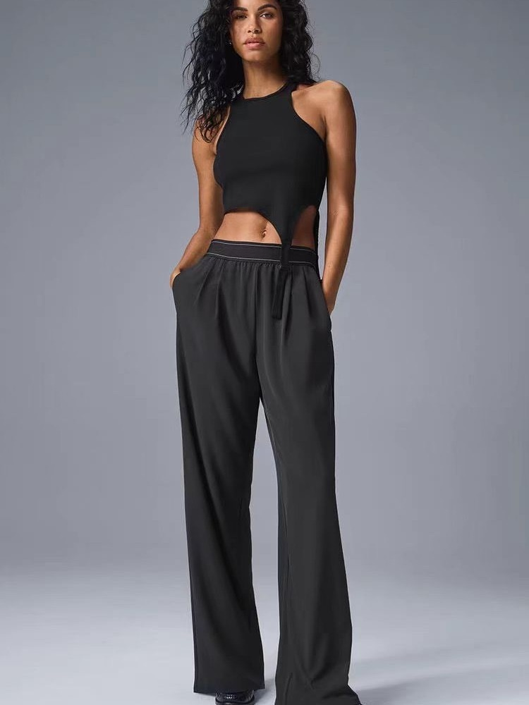 Popular wide leg pants  E244