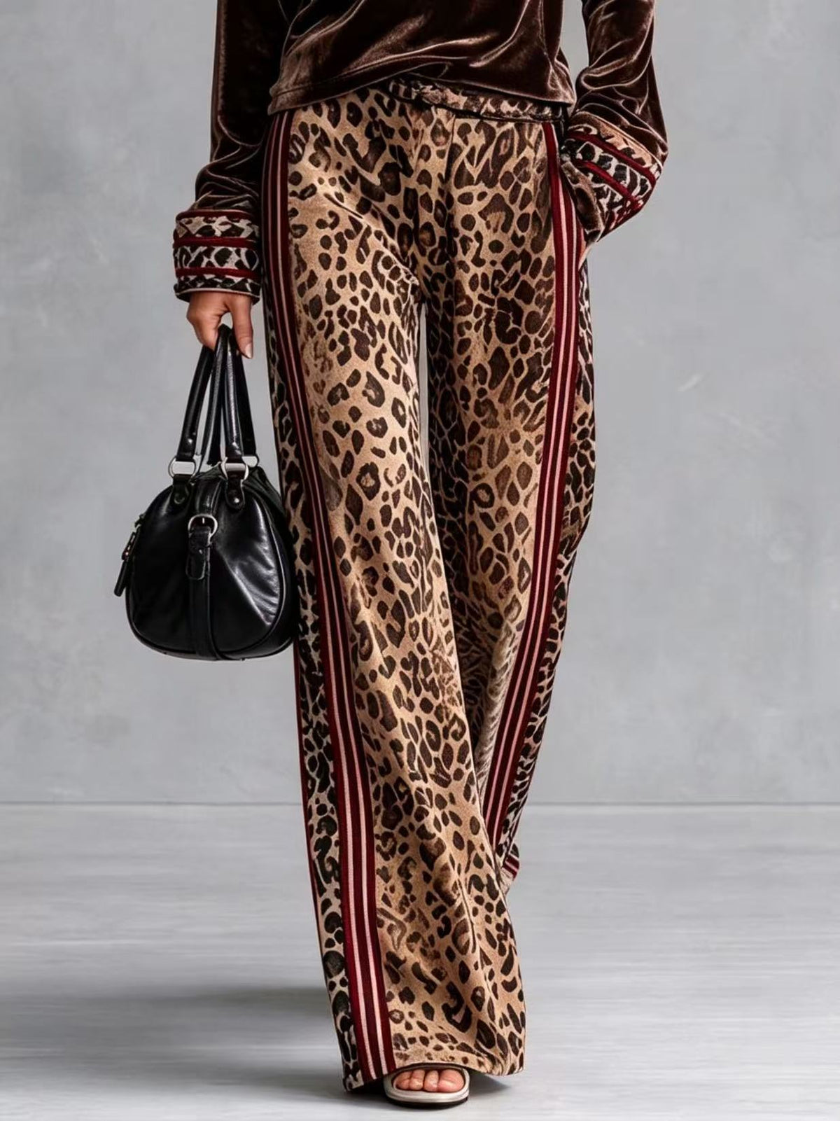 Casual loose wide leg pants   E1506