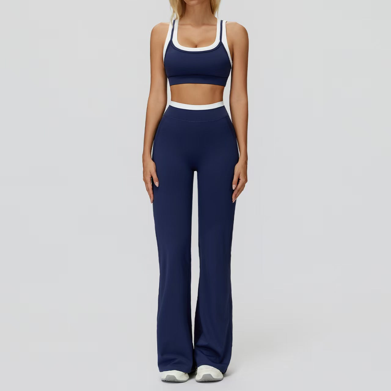 High waisted outdoor leisure versatile fitness suit E917