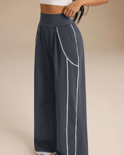 Wide leg loose casual sports pants  E1465