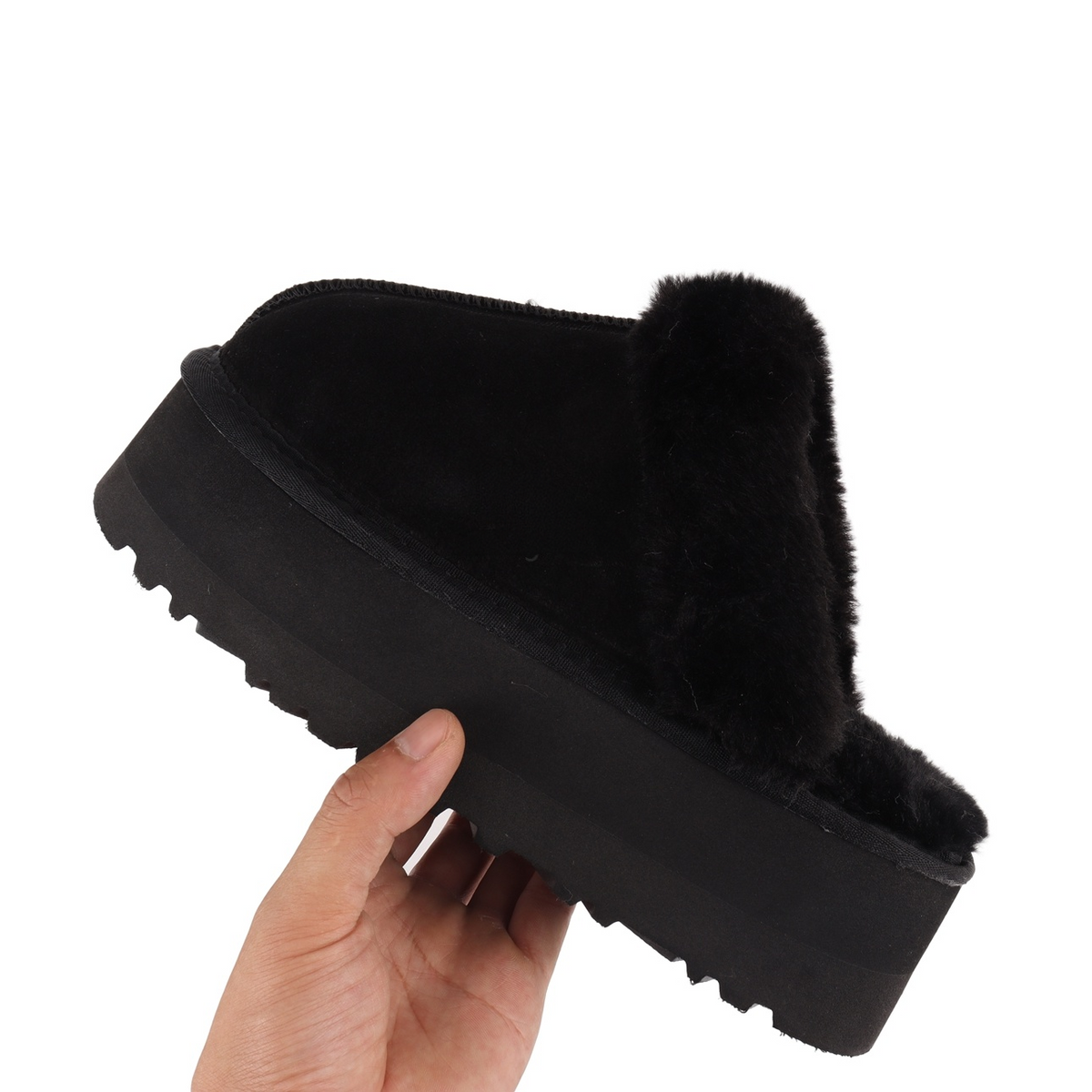 Thick soled fashionable best-selling cotton shoes  E106