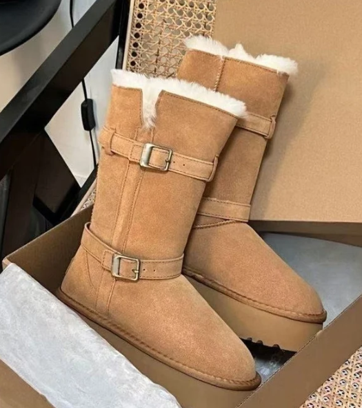 Hot selling leisure high tube snow cotton shoes   E868